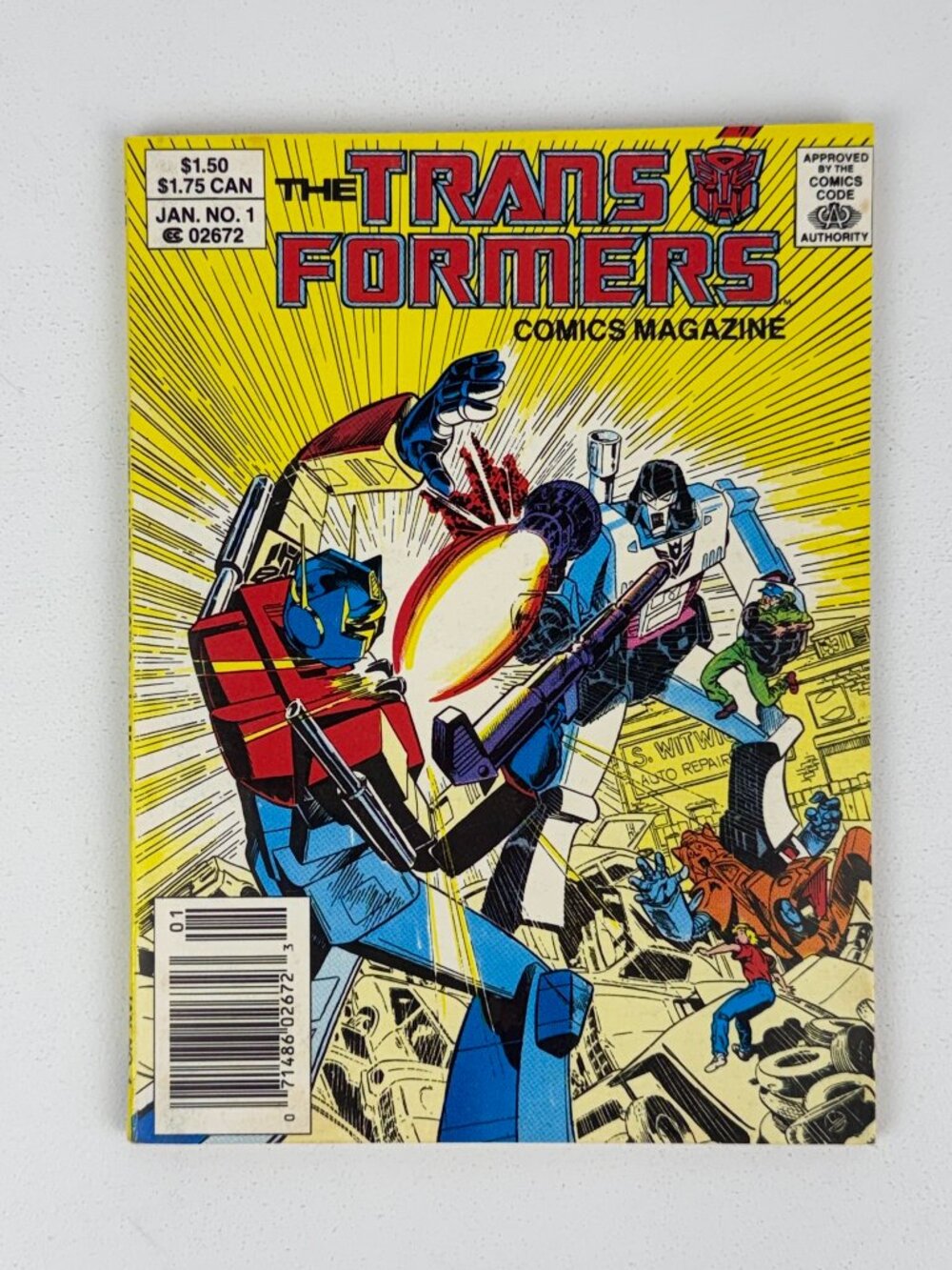 The Transformers‎ Comics Magazine #1 Canadian Price Variant Marvel 1987